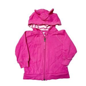Hanna Andersson Bear Hoodie Sweatshirt Size 18-24 months